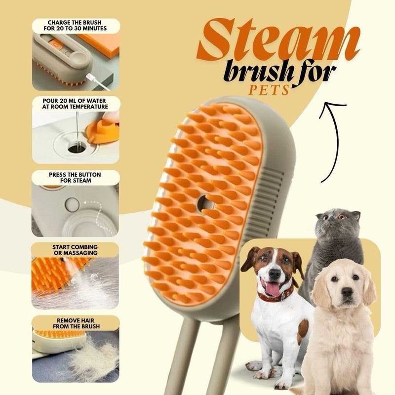 Steam Pet Brush