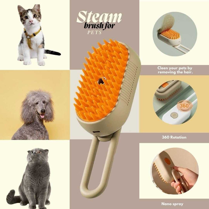 Steam Pet Brush