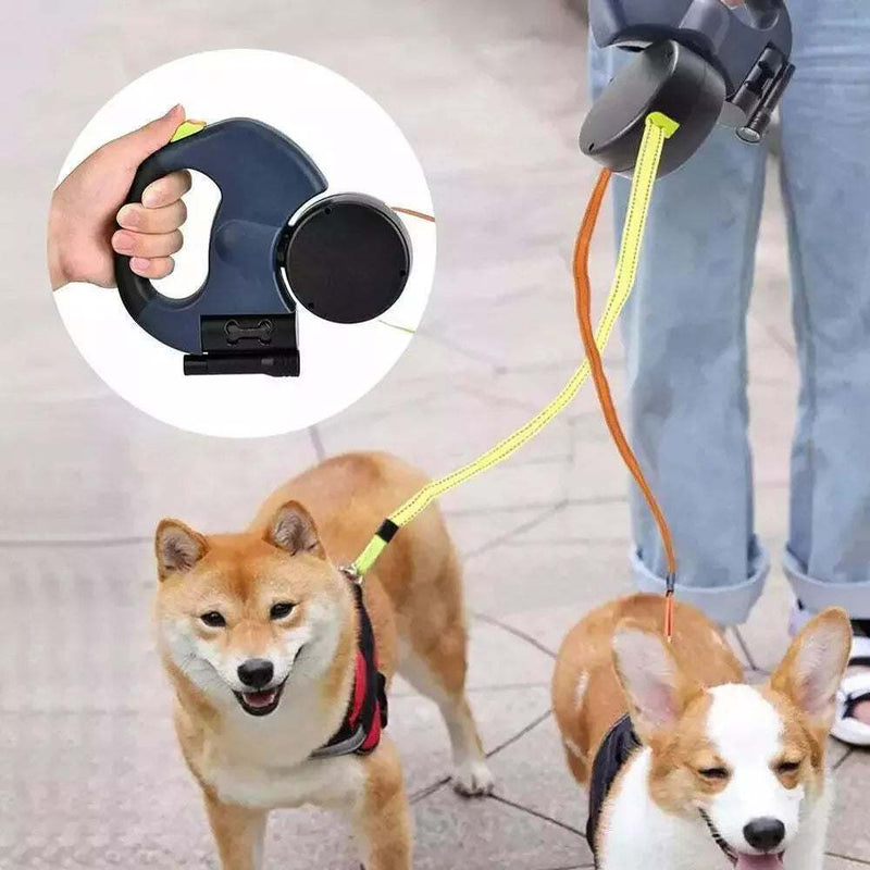 Automatic Retractable Dual Leash
