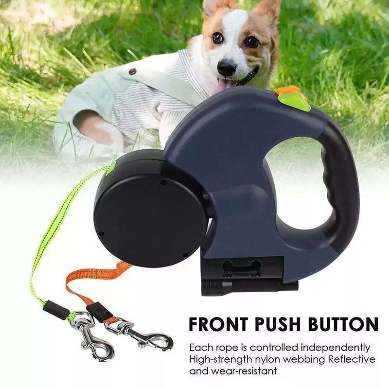 Automatic Retractable Dual Leash