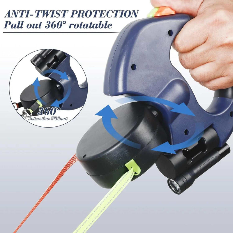 Automatic Retractable Dual Leash