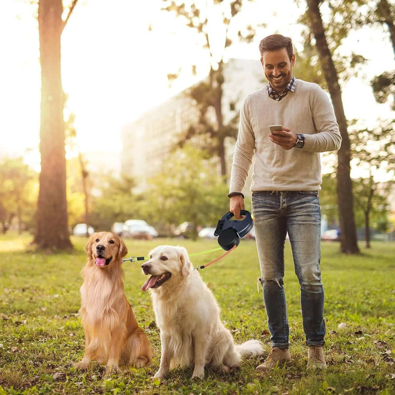 Automatic Retractable Dual Leash