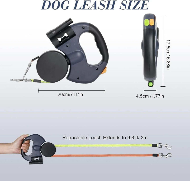 Automatic Retractable Dual Leash